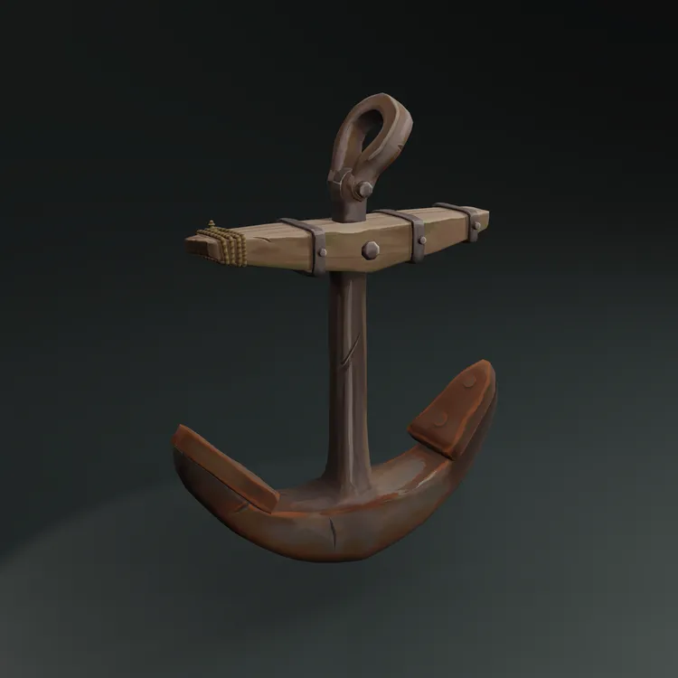 Pirate ship's anchor